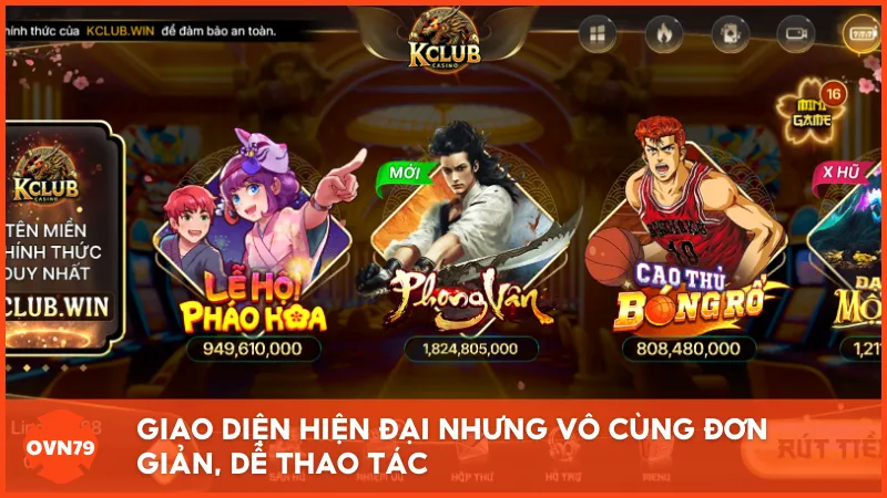 Giao diện hiện đại nhưng lại vô cùng đơn giản, dễ thao tác