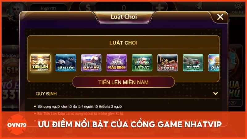 Ưu điểm nổi bật của cổng game Nhat Vip giúp người chơi yêu thích lựa chọn