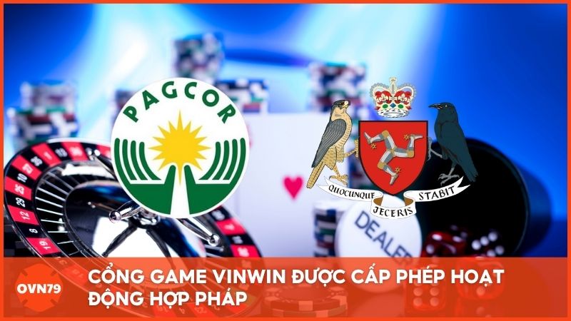 Cổng game được cấp phép hoạt động hợp pháp từ PAGCOR (Philippines) và Isle of Man GSC